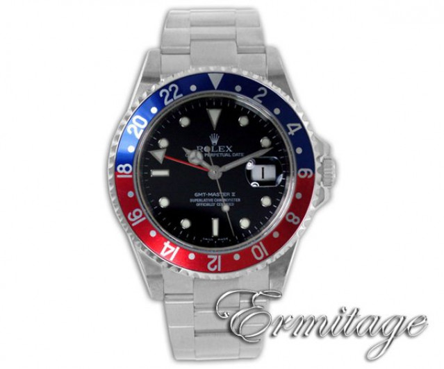 Pre-Owned Rolex Oyster Perpetual GMT-Master II 16710 Year 2006